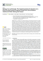 Taking Care of Friends: The Implementation Evaluation of a Peer-Focused School Program Using First Aid to Reduce Adolescent Risk-Taking and Injury