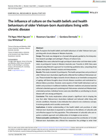 The influence of culture on the health beliefs and health behaviours of older Vietnam‐born Australians living with chronic disease