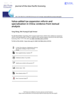 Value-added tax expansion reform and specialization in China: evidence from textual analysis