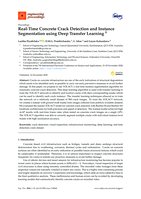 Real-Time Concrete Crack Detection and Instance Segmentation using Deep Transfer Learning