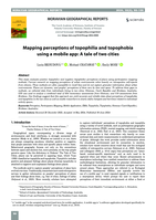 Mapping perceptions of topophilia and topophobia using a mobile app: A tale of two cities