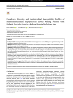 Prevalence, Diversity, and Antimicrobial Susceptibility Profiles of Methicillin-Resistant Staphylococcus aureus Among Patients with Diabetic Foot Infections in a Referral Hospital in Tehran, Iran