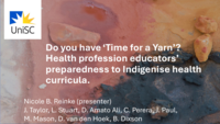 Do you have ‘Time for a Yarn’? Health profession educators’ preparedness to Indigenise health curricula