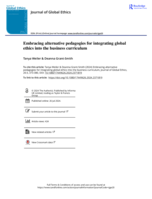 Embracing alternative pedagogies for integrating global ethics into the business curriculum
