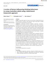 A review of factors influencing drinking behaviours in young Australian adults using a behavioural framework approach
