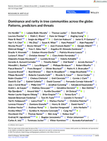 Dominance and rarity in tree communities across the globe: Patterns, predictors and threats