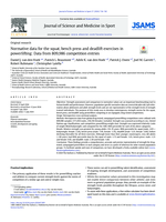 Normative data for the squat, bench press and deadlift exercises in powerlifting: Data from 809,986 competition entries