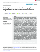 Projecting investment potential of an emerging forest bioeconomy market: An EU —Australian benchmarking study