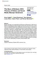 The Buzz of Brisbane 2032: Themes of Online and Social Media Olympic Sentiment