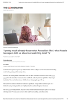 ‘I pretty much already know what Australia’s like’: what Aussie teenagers told us about not watching local TV