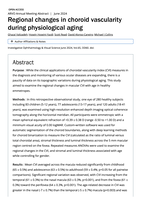 Regional changes in choroid vascularity during physiological aging