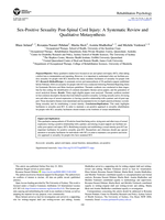 Sex-positive sexuality post-spinal cord injury: A systematic review and qualitative metasynthesis