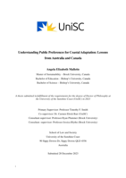 Understanding Public Preferences for Coastal Adaptation: Lessons from Australia and Canada