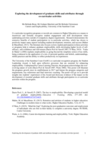 Exploring the development of graduate skills and attributes through cocurricular activities