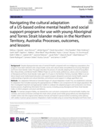 Navigating the cultural adaptation of a US‑based online mental health and social support program for use with young Aboriginal and Torres Strait Islander males in the Northern Territory, Australia: Processes, outcomes, and lessons