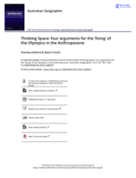 Thinking Space: four arguments for the ‘fixing’ of the Olympics in the Anthropocene