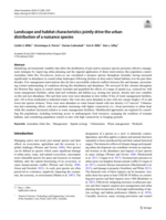Landscape and habitat characteristics jointly drive the urban distribution of a nuisance species