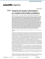 Impacts of coyote colonization on coastal mammalian predators