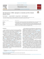 The Fluorescence of MM1, Leptosperin in Australian and New Zealand Manuka Honeys