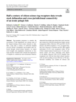 Half a century of citizen science tag-recapture data reveals stock delineation and cross-jurisdictional connectivity of an iconic pelagic fish
