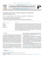 The impacts of shock events on airport management and operations: A systematic literature review