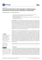 The Association between the Abundance of Homozygous Deleterious Variants and the Morbidity of Dog Breeds