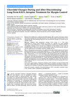 Choroidal Changes During and After Discontinuing Long-Term 0.01% Atropine Treatment for Myopia Control