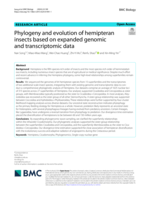 Phylogeny and evolution of hemipteran insects based on expanded genomic and transcriptomic data