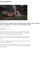 Chinese game Black Myth: Wukong tops Steam charts. What does it signify for the rest of the gaming world?