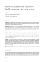 Optimal avocado intake for positive health outcomes – A scoping review