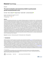 The role of rumination and metamemory beliefs in posttraumatic growth and posttraumatic stress