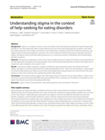 Understanding stigma in the context of help-seeking for eating disorders