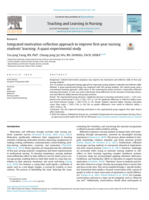 Integrated motivation-reflection approach to improve first-year nursing students’ learning: A quasi-experimental study