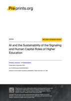 AI and the Sustainability of the Signaling and Human Capital Roles of Higher Education
