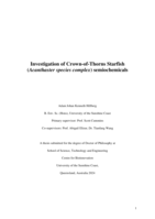 Investigation of Crown-of-Thorns Starfish (Acanthaster species complex) semiochemicals