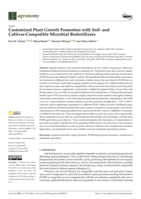Customized Plant Growth Promotion with Soil- and Cultivar-Compatible Microbial Biofertilizers