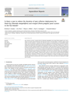 Is there a case to reduce the duration of spat collector deployment for black-lip (Pinctada margaritifera) and winged (Pteria penguin) pearl oysters in the Fiji Islands?