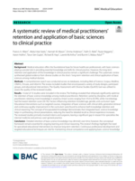 A systematic review of medical practitioners' retention and application of basic sciences to clinical practice