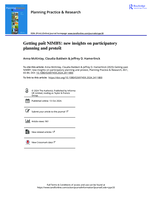 Getting past NIMBY: new insights on participatory planning and protest
