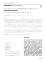 A mass spectrometry database for the identification of marine animal saponin-related metabolites