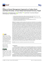 Effects of Forest Management Approach on Carbon Stock and Plant Diversity: A Case Study from Karnali Province, Nepal