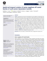Spatial and temporal variation of marine megafauna off coastal beaches of south-eastern Queensland, Australia