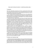 Innovation in the Local Context: A Case Study of BYD in China