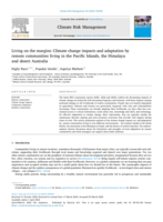 Living on the margins: Climate change impacts and adaptation by remote communities living in the Pacific Islands, the Himalaya and desert Australia