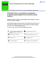 A hopeful future: a qualitative investigation of positive psychological functioning in young mothers