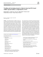Trending and emerging prospects of physics-based and ML-based wildfire spread models: a comprehensive review