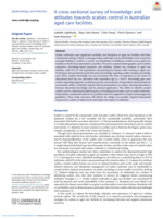 A cross-sectional survey of knowledge and attitudes towards scabies control in Australian aged care facilities