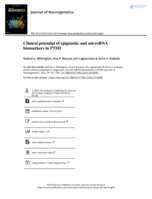 Clinical potential of epigenetic and microRNA biomarkers in PTSD