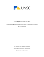 Can we help koalas survive our cities? A multi-prong approach to koala conservation in the urban environment