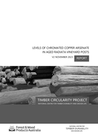 Levels of Chromated Copper Arsenate in Aged Radiata Vineyard Posts